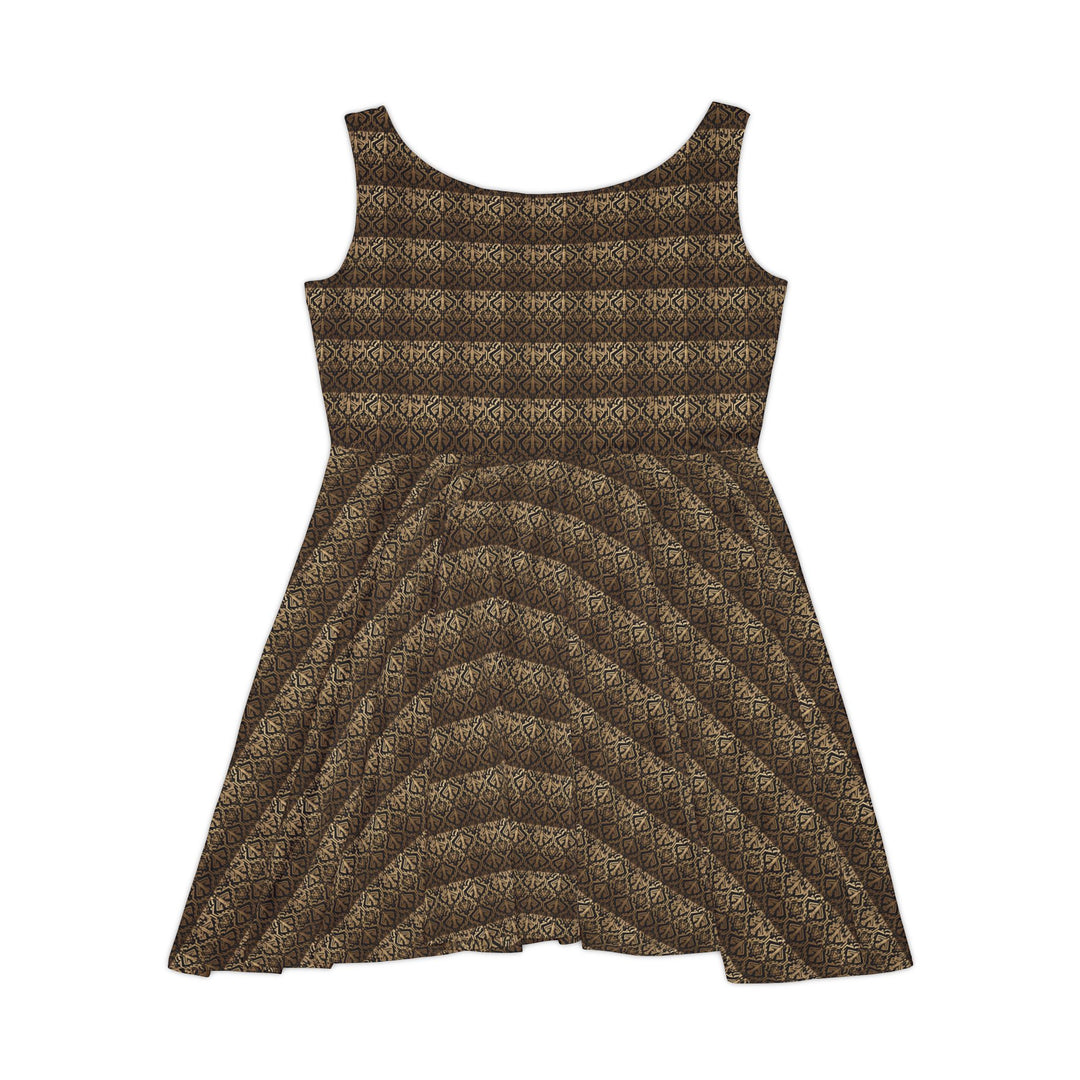 Art Deco Flapper Skater Dress - 20s Glamour Reimagined - Creative Canvas Corner
