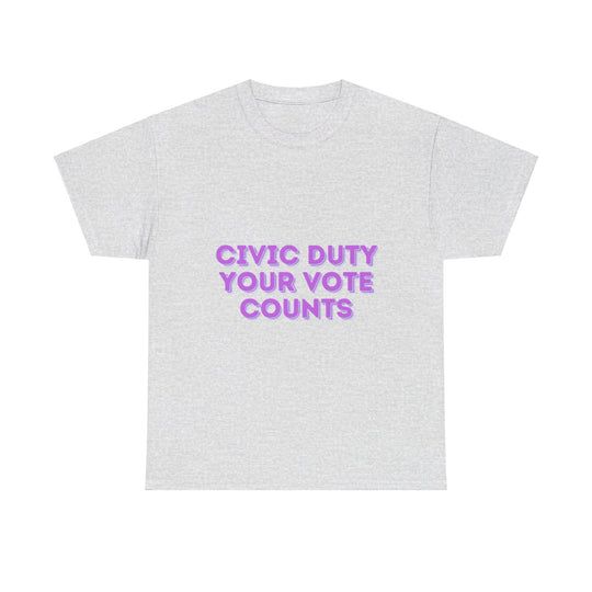 Civic Duty T-Shirt - Your Vote Counts