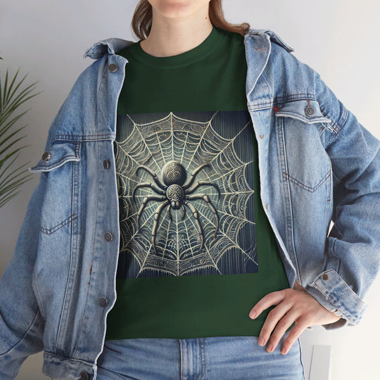 Spooky Spider Web Halloween T-Shirt