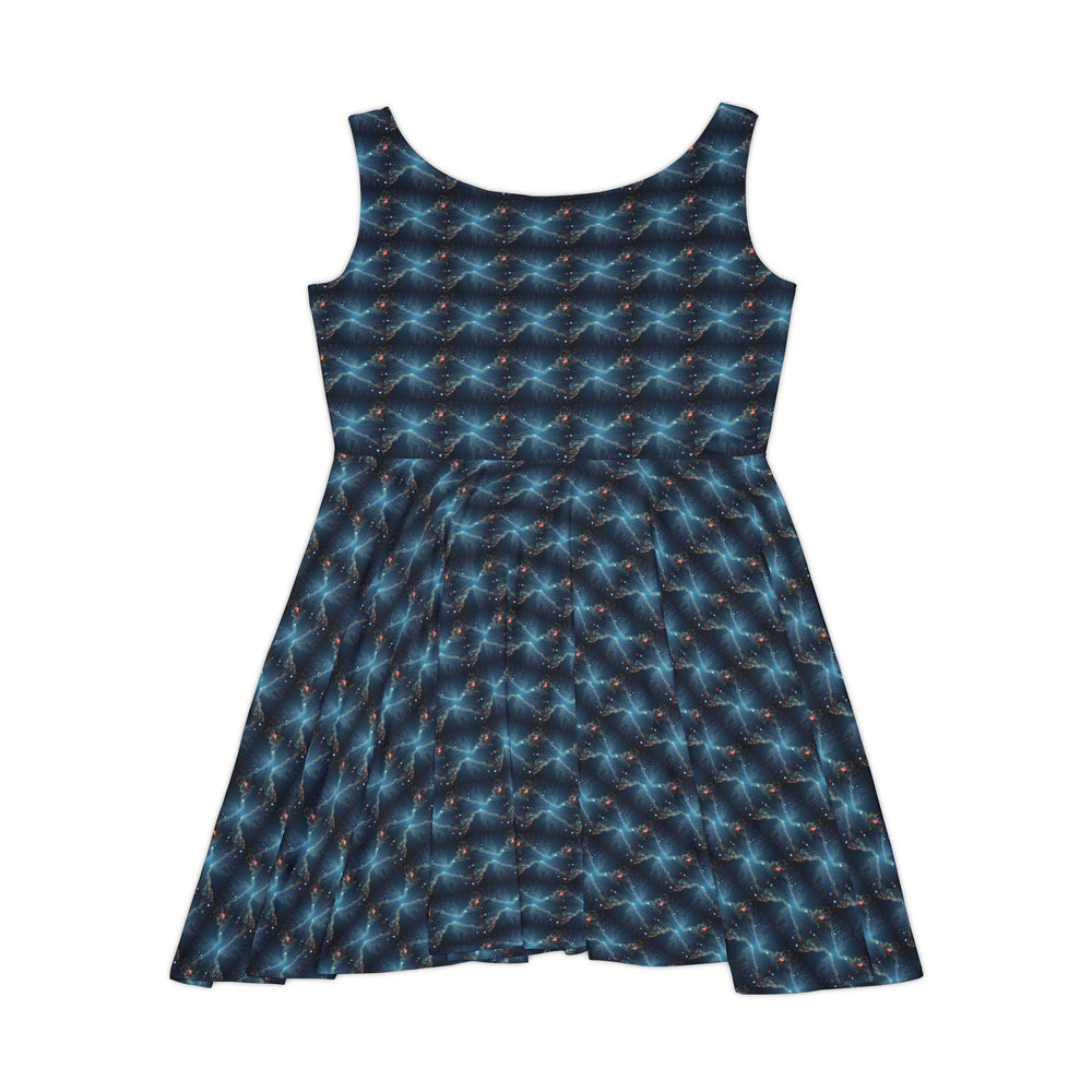 AI Circuit Vibe Women Skater Dress - Creative Canvas Corner