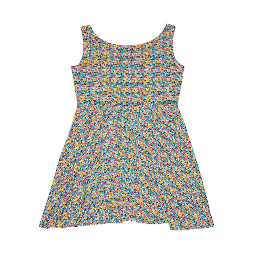 Wall Poster Vibe Women Skater Dress