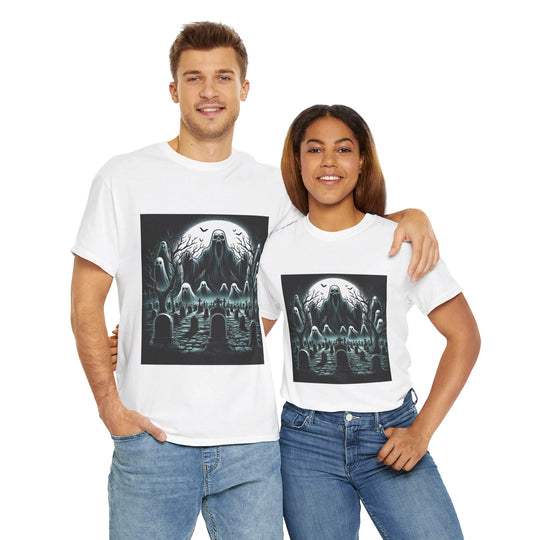 Haunted Graveyard Halloween T-Shirt