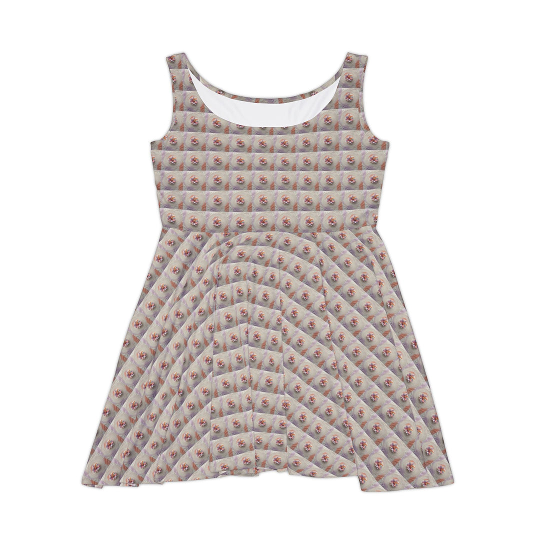 Bloom Reverberation Women Skater Dress - Creative Canvas Corner