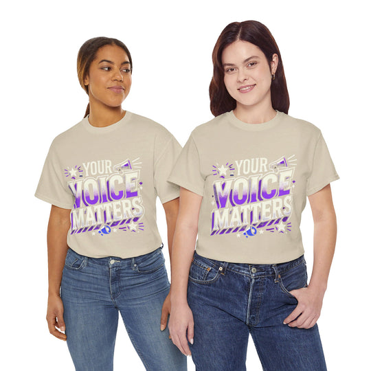 Bold Voter Tee - Stand Out and Vote - Creative Canvas Corner