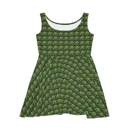 Vines of Vitality Women Skater Dress