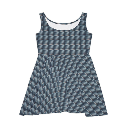 Petal Drizzle Women Skater Dress
