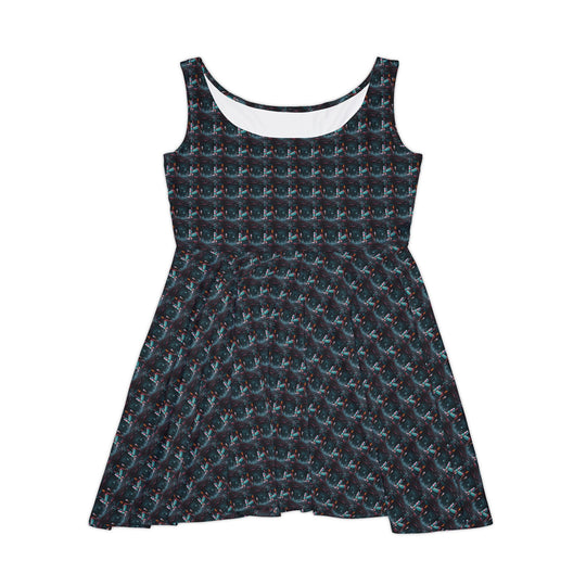 Streetcore Neon Vibe Women Skater Dress