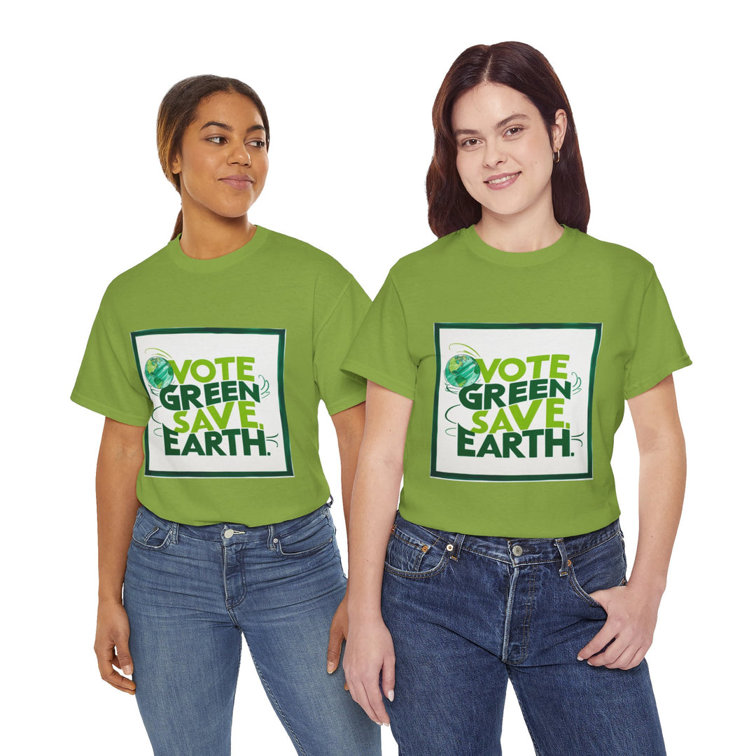 🗳️ Vote for the Planet: Eco-Friendly Election T-Shirt 🌍 - Creative Canvas Corner