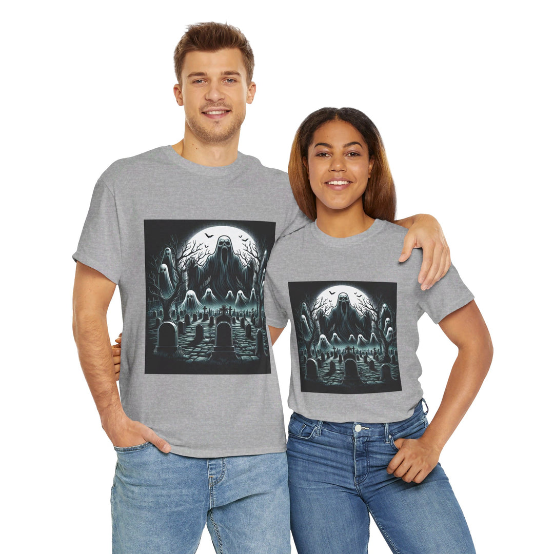 Haunted Graveyard Halloween T-Shirt