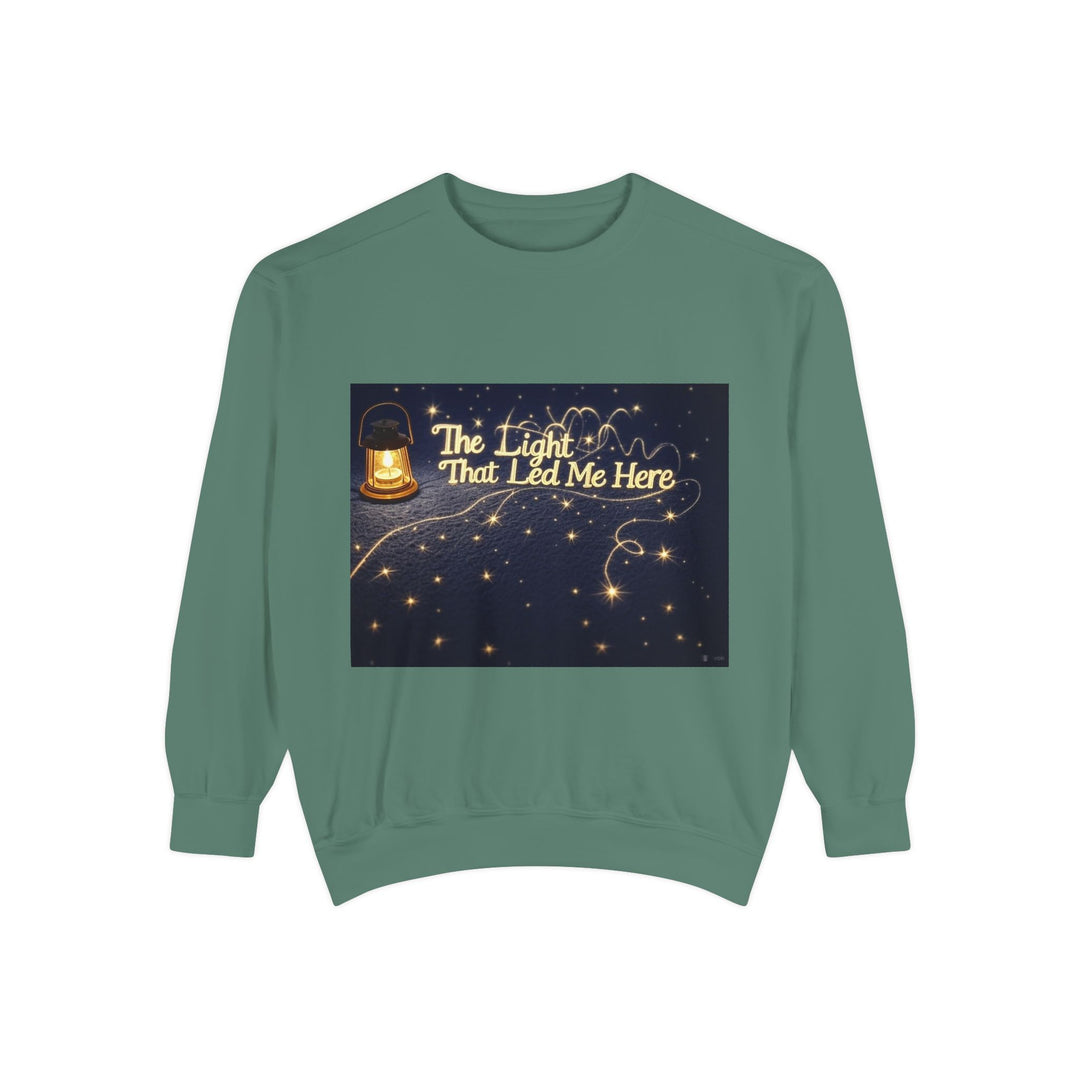 The Light That Led Me Here – guided by mom’s light sweatshirt