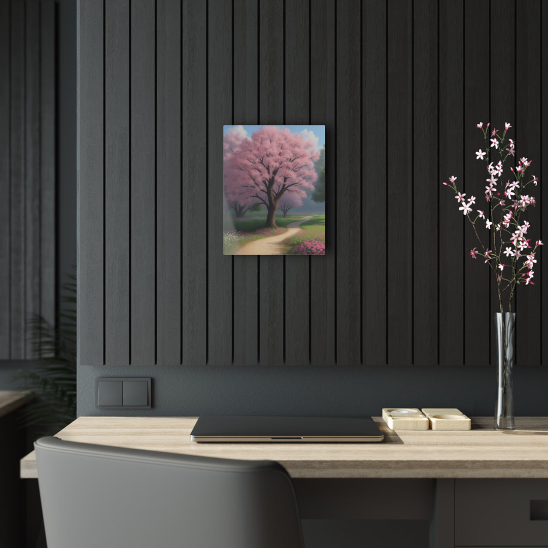 🌸 Serene Pink Trees: Tranquil Forest Scenes 🌲 - Creative Canvas Corner