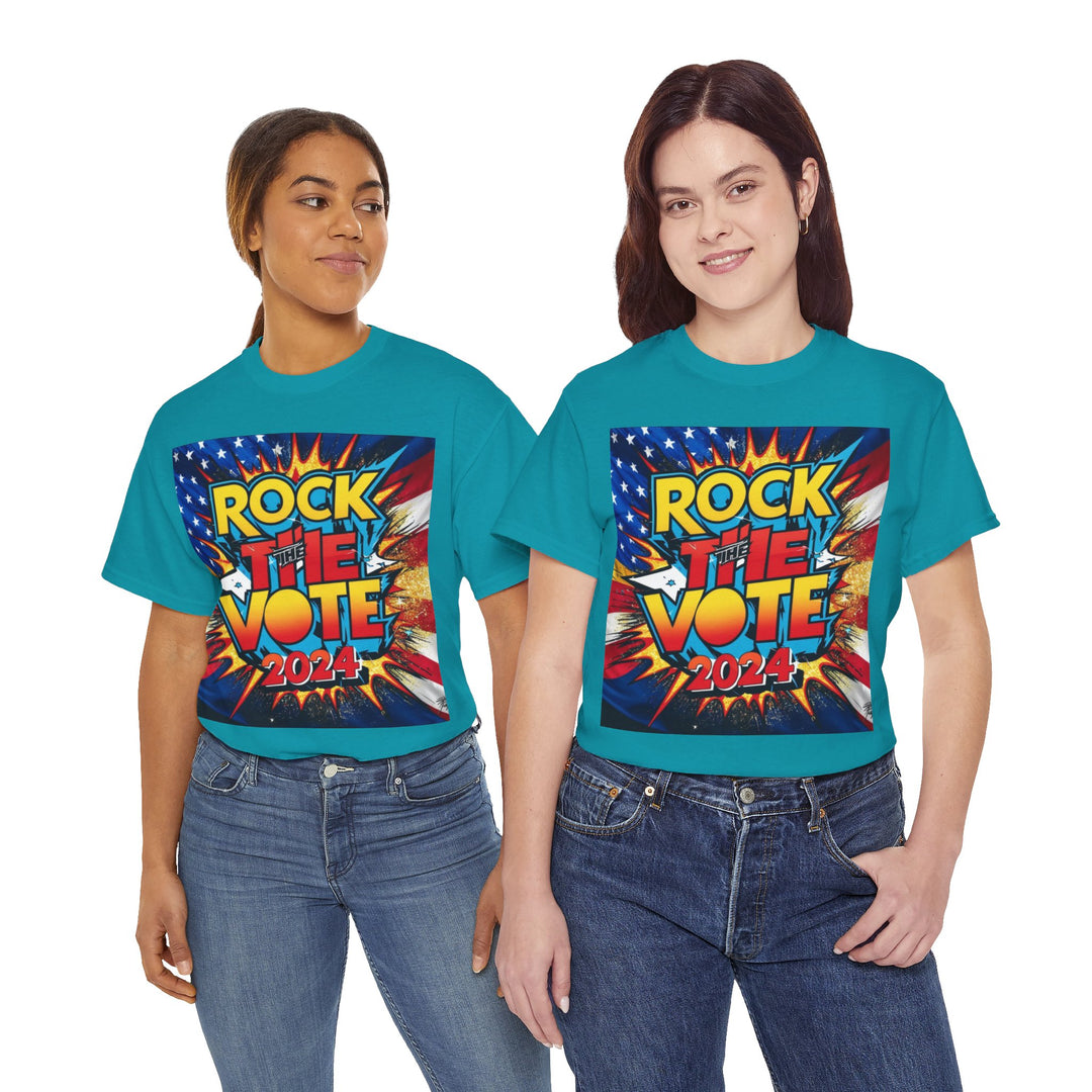 🌌 Starry Night Rock the Vote 2024 T-Shirt - Creative Canvas Corner