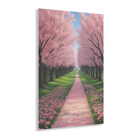 🌲 Enchanting Pink Canopy: Forest Delights 🌸 - Creative Canvas Corner