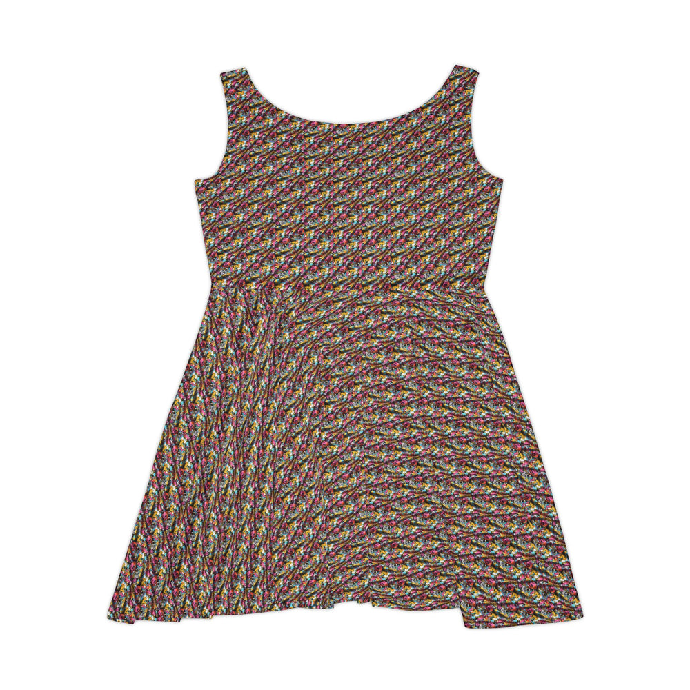 Graffiti Vibe Women Skater Dress - Creative Canvas Corner