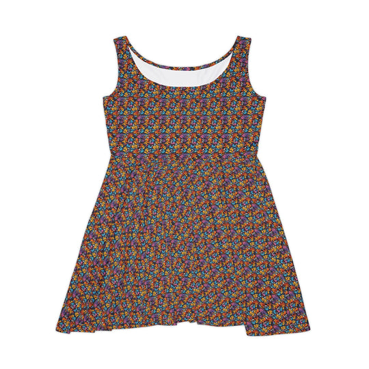 Graffiti Pulse Vibe Women Skater Dress