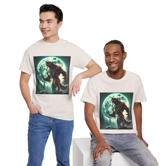 Full Moon Werewolf Halloween T-Shirt