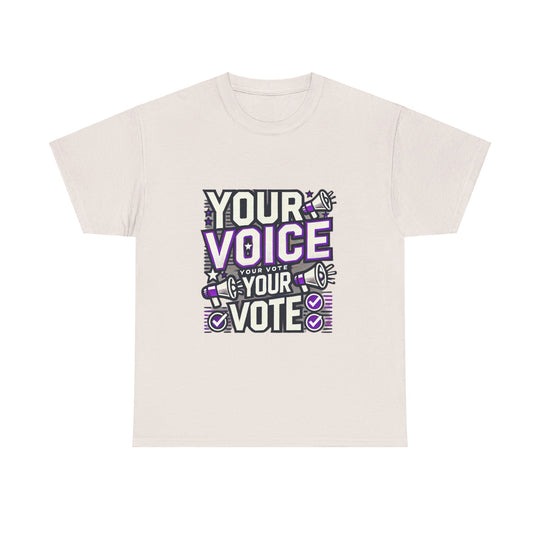 Rock the Vote T-Shirt - Make Your Voice Heard! - Creative Canvas Corner