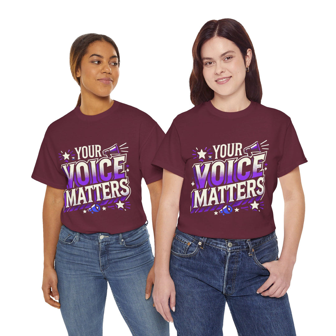 Bold Voter Tee - Stand Out and Vote - Creative Canvas Corner