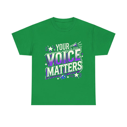 Bold Voter Tee - Stand Out and Vote - Creative Canvas Corner