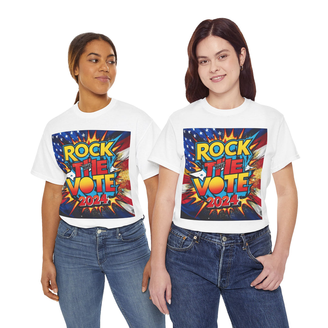 🌌 Starry Night Rock the Vote 2024 T-Shirt - Creative Canvas Corner