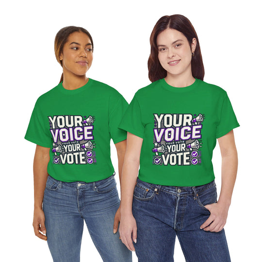 Rock the Vote T-Shirt - Make Your Voice Heard! - Creative Canvas Corner