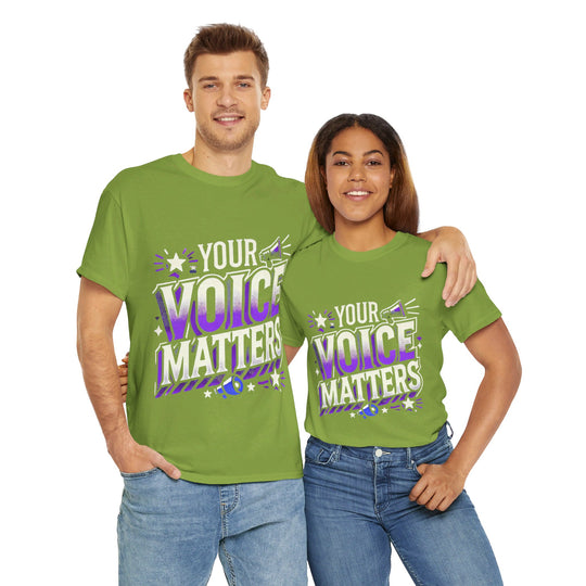 Bold Voter Tee - Stand Out and Vote - Creative Canvas Corner