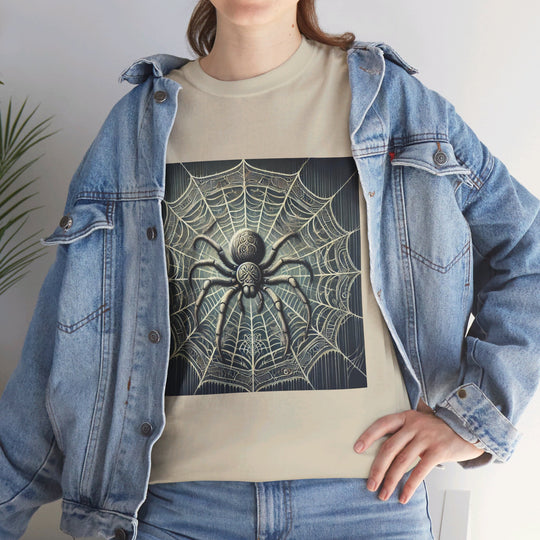 Spooky Spider Web Halloween T-Shirt