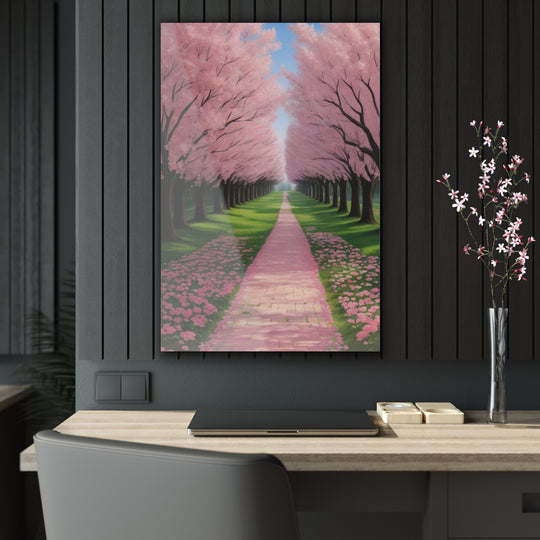 🌲 Enchanting Pink Canopy: Forest Delights 🌸 - Creative Canvas Corner