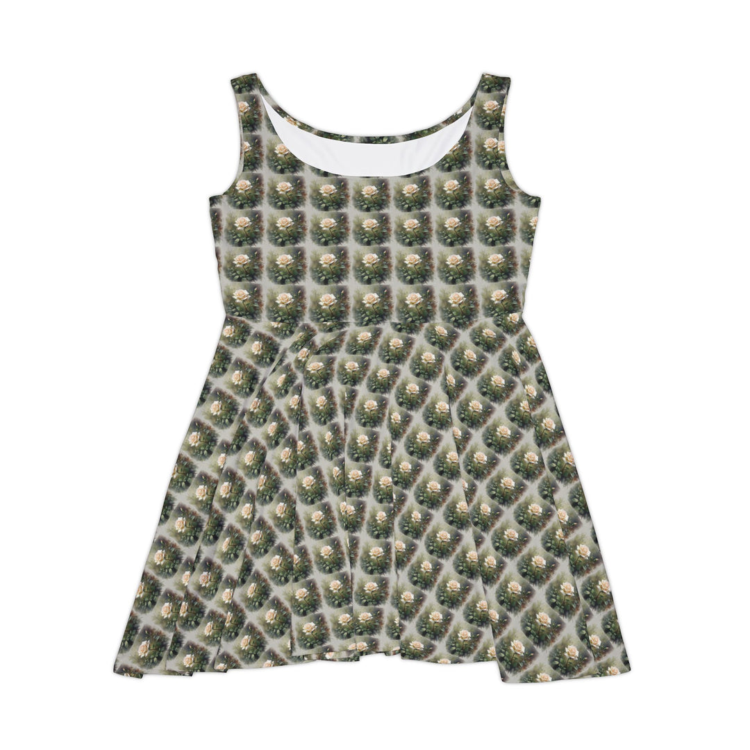 Botanical Sketch Vibe Women Skater Dress - Creative Canvas Corner