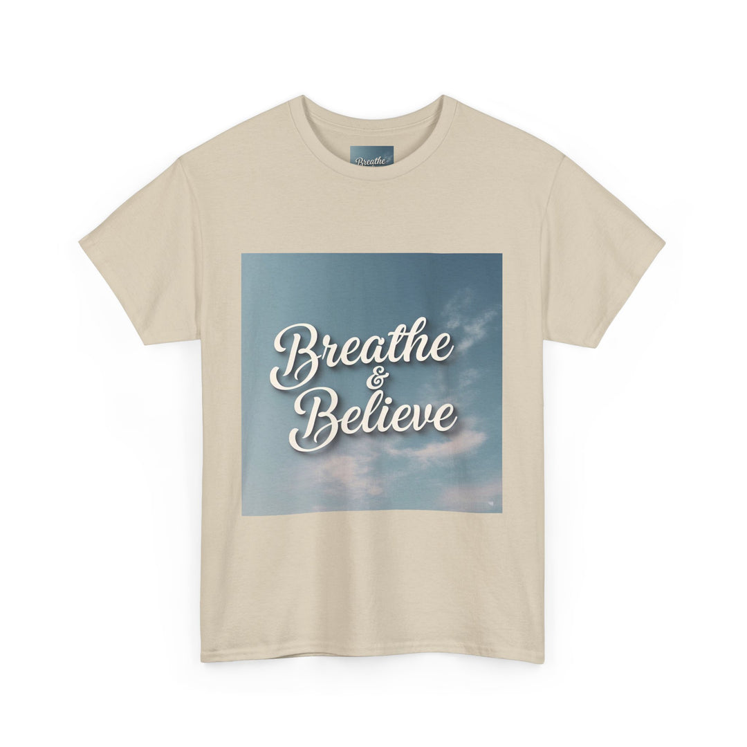 Breathe & Believe T-Shirt – meditation t-shirt