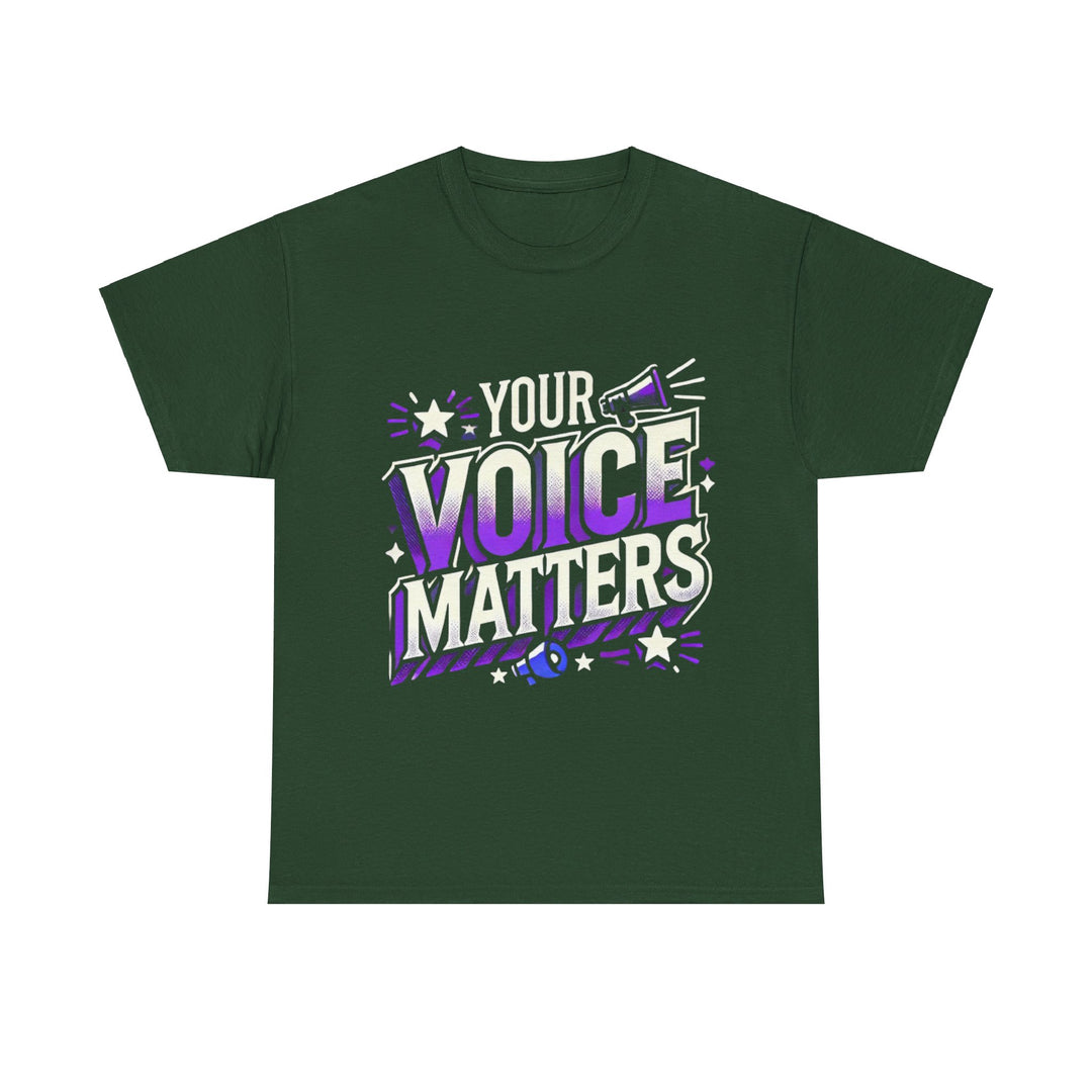 Bold Voter Tee - Stand Out and Vote - Creative Canvas Corner