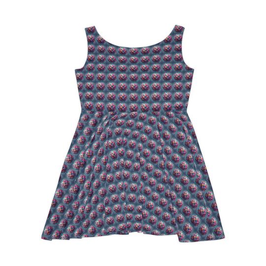 Florascape Illusion Women Skater Dress - Creative Canvas Corner