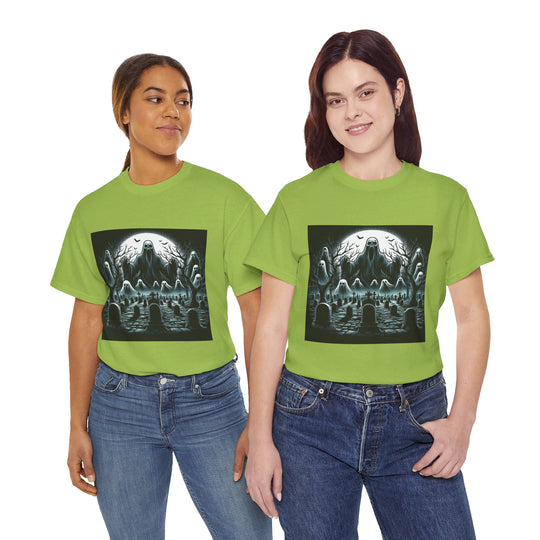 Haunted Graveyard Halloween T-Shirt