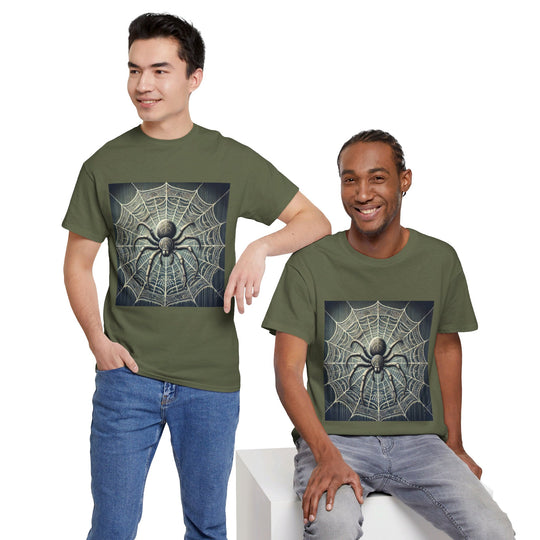 Spooky Spider Web Halloween T-Shirt