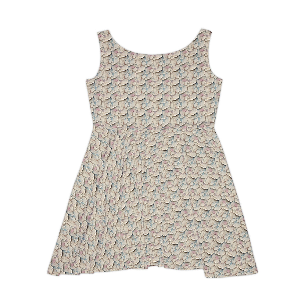 Cracked Paint Vibe Women Skater Dress - Creative Canvas Corner