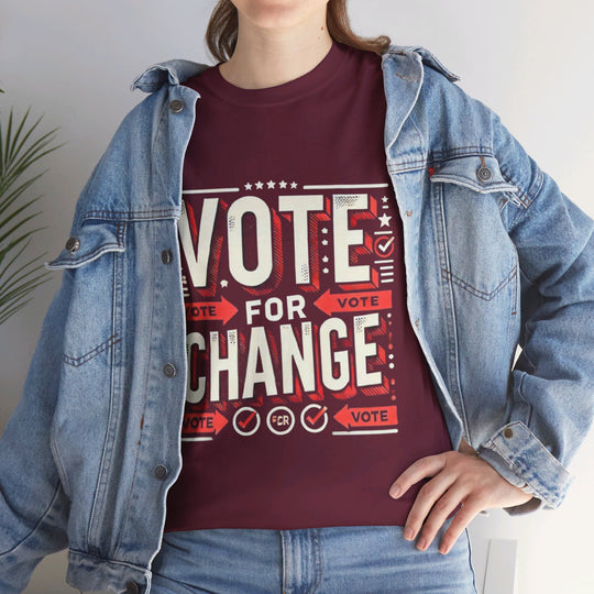 Eco-Friendly Voter T-Shirt - Green Vote - Creative Canvas Corner