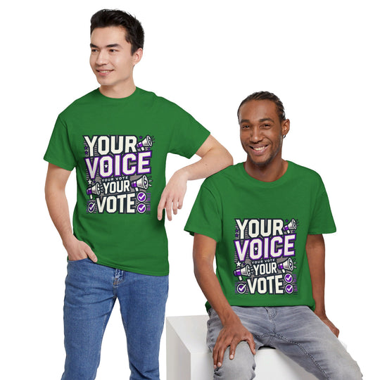 Rock the Vote T-Shirt - Make Your Voice Heard! - Creative Canvas Corner