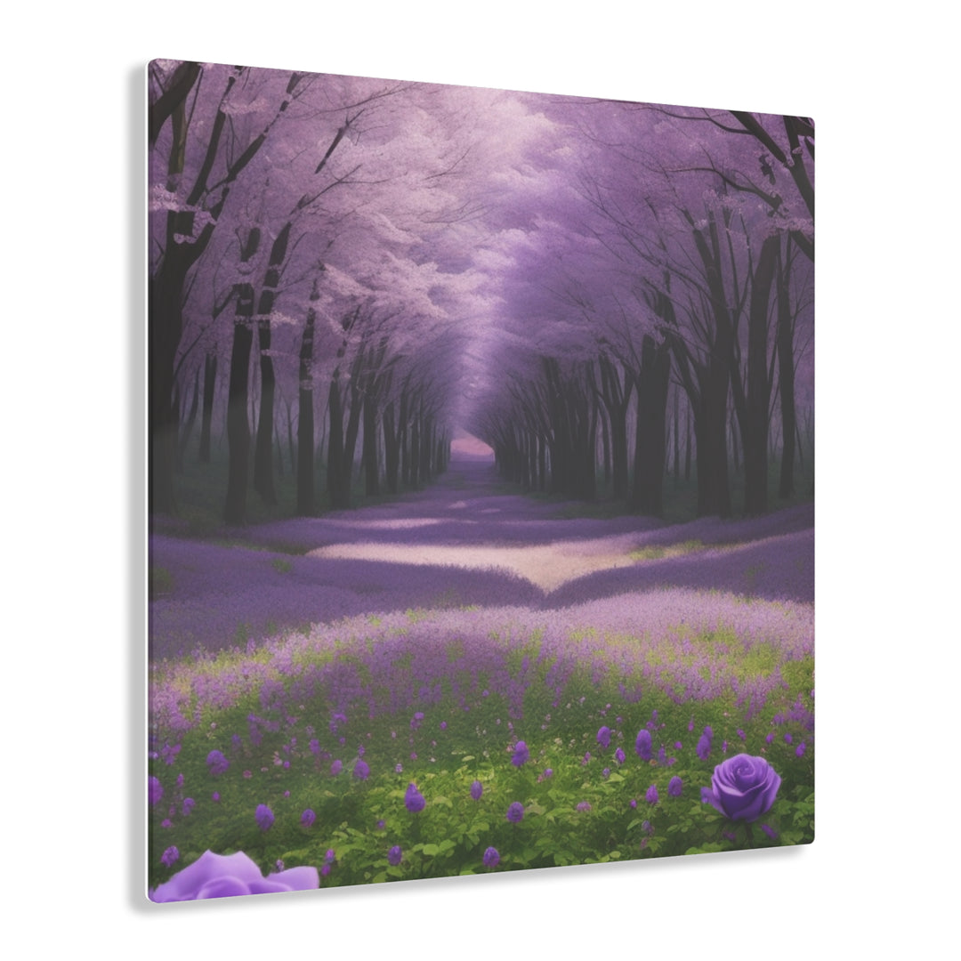 🌳 Majestic Purple Forest: A Nature Lover's Dream 🌿 - Creative Canvas Corner