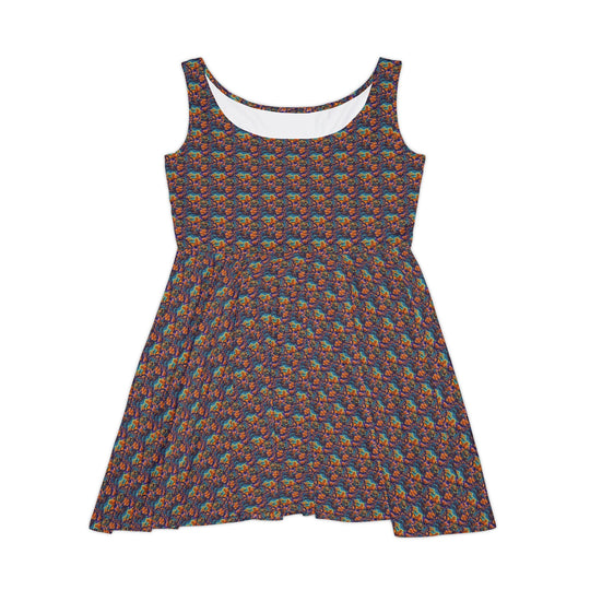 Weather Radar Vibe Women Skater Dress