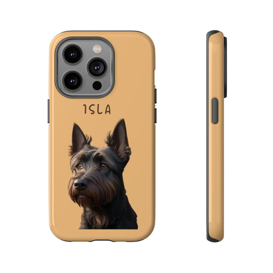 Custom Scottish Terrier Pet Phone Case with Photo and Name - Dog Lover's Gift - Creative Canvas Corner