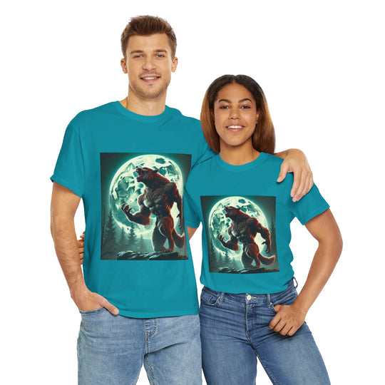 Full Moon Werewolf Halloween T-Shirt