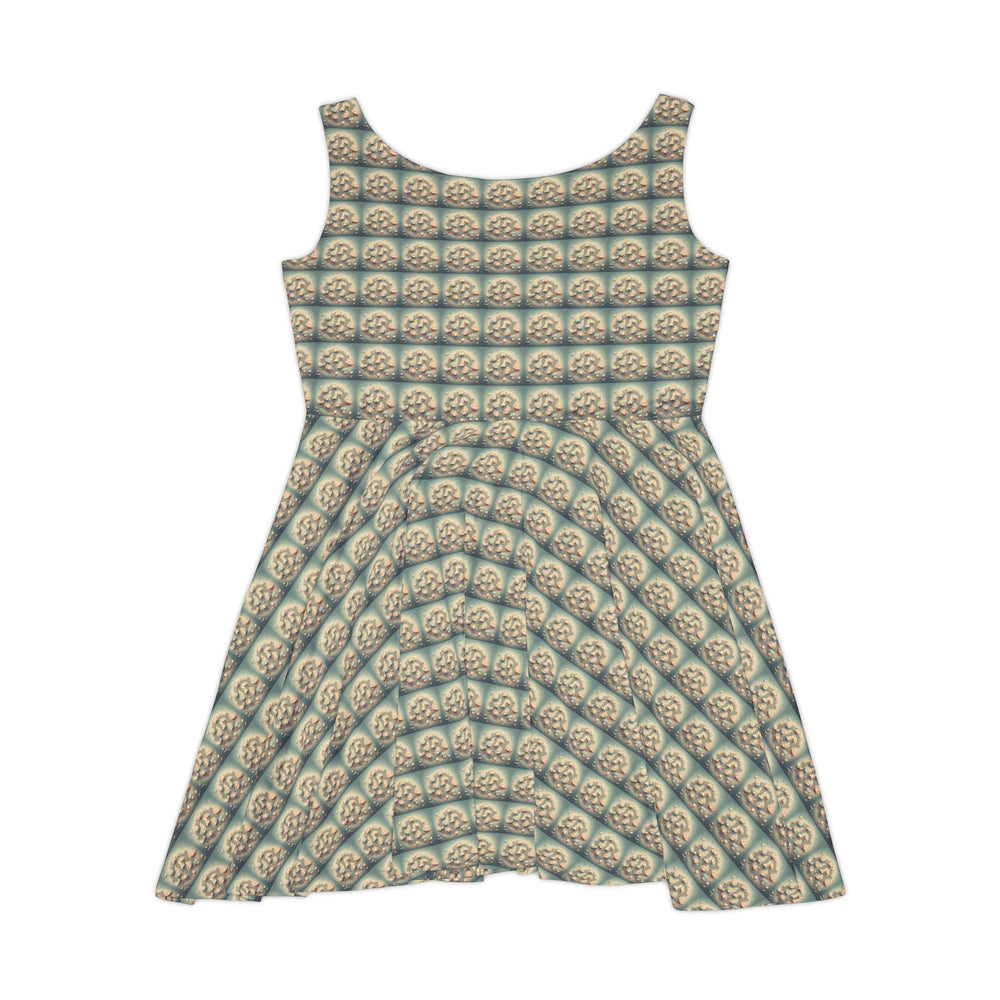 Bloom Map Memory Women Skater Dress - Creative Canvas Corner
