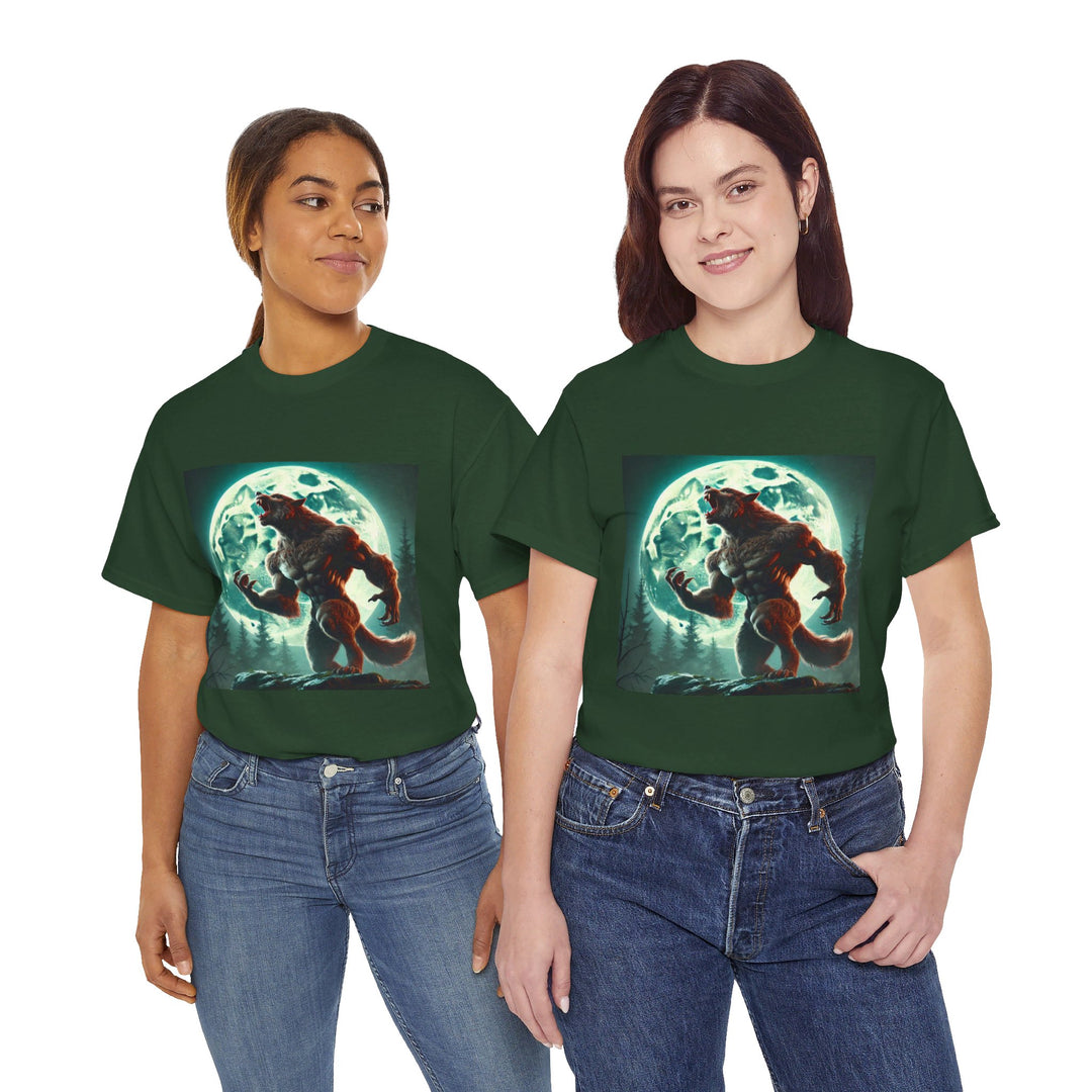 Full Moon Werewolf Halloween T-Shirt