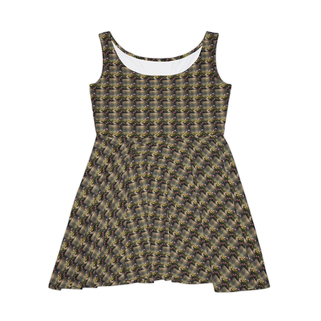 Blossom Pathway Women Skater Dress - Creative Canvas Corner