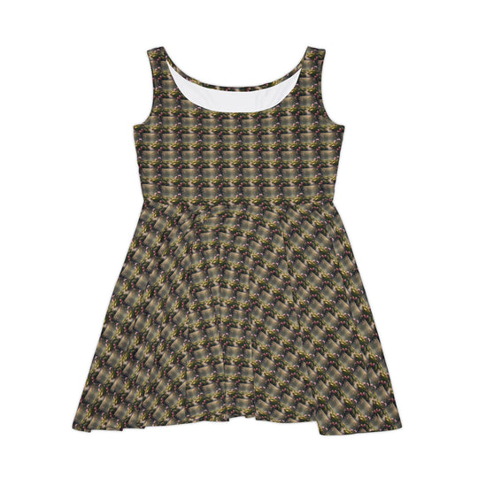 Blossom Pathway Women Skater Dress - Creative Canvas Corner