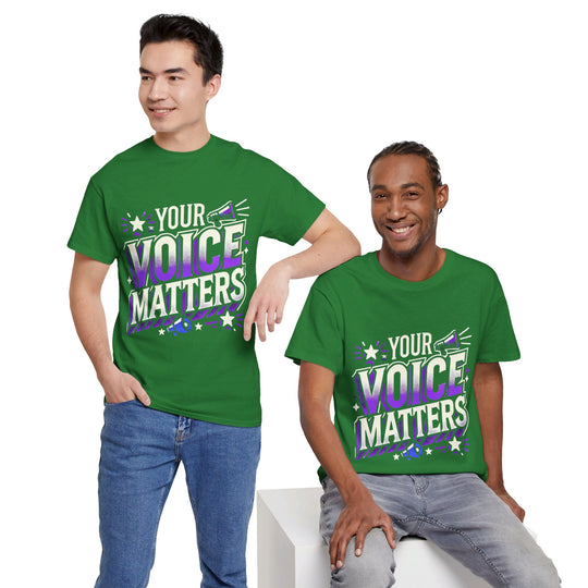 Bold Voter Tee - Stand Out and Vote - Creative Canvas Corner