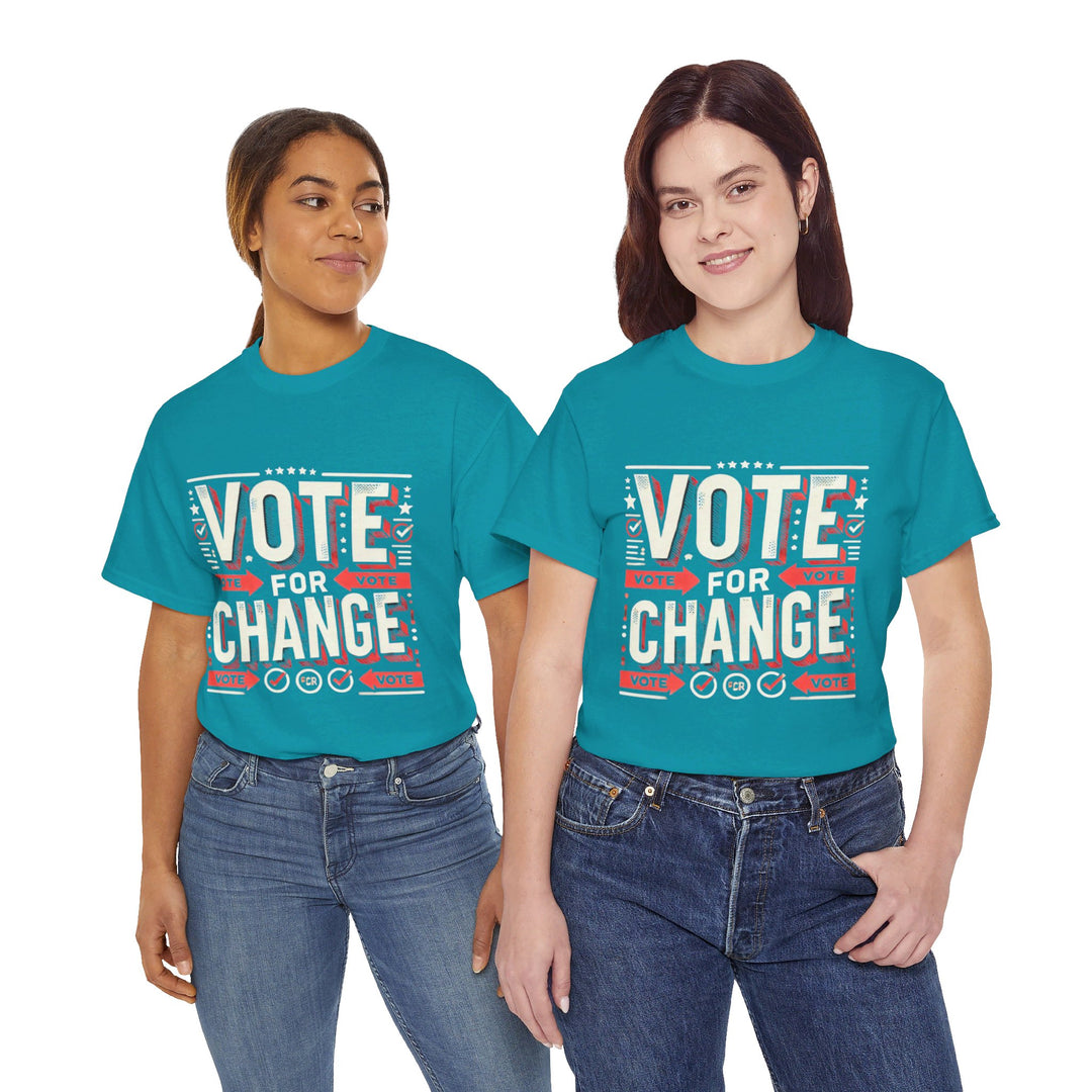 Eco-Friendly Voter T-Shirt - Green Vote - Creative Canvas Corner