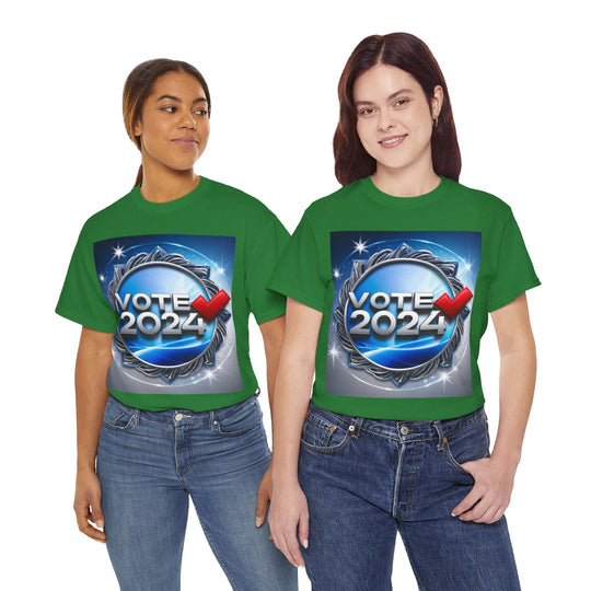 🌿 Eco-Friendly Vote 2024 T-Shirt - Creative Canvas Corner