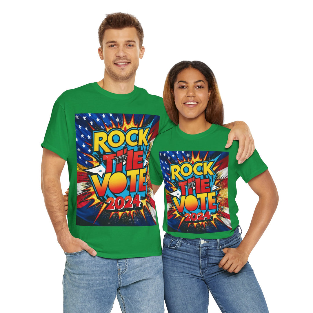 🌌 Starry Night Rock the Vote 2024 T-Shirt - Creative Canvas Corner