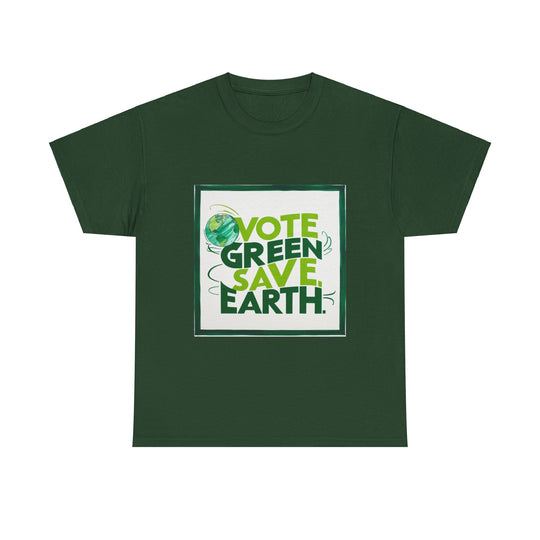 🗳️ Vote for the Planet: Eco-Friendly Election T-Shirt 🌍 - Creative Canvas Corner